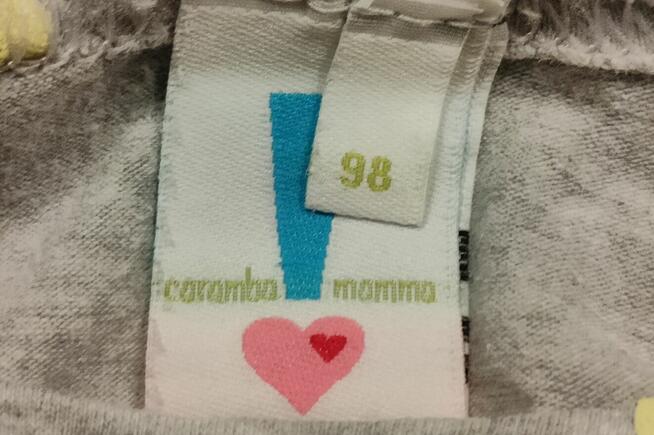 Koszulka dziewczęca 95% bawełniana caramba mamma