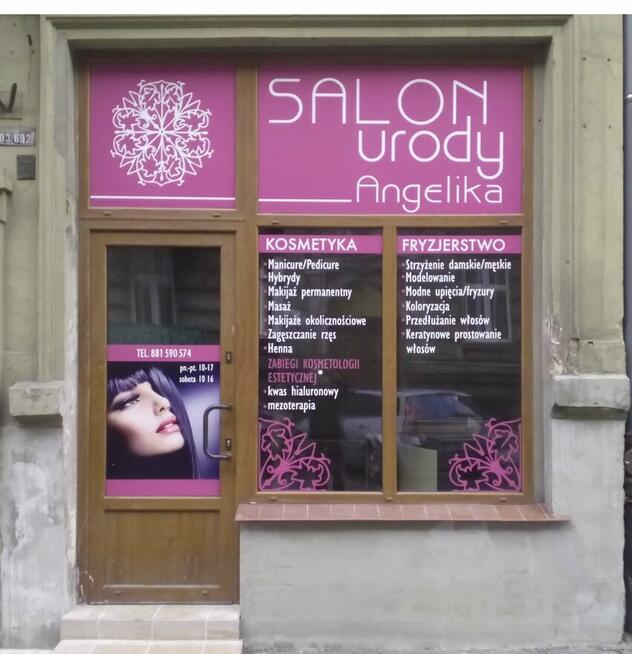 Oklejanie folią witryn sklepowych okien itd.