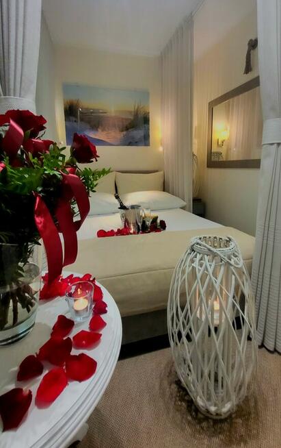 Studio dla 2 osoby z pięknym baldachimem nad łóżkiem-Wł