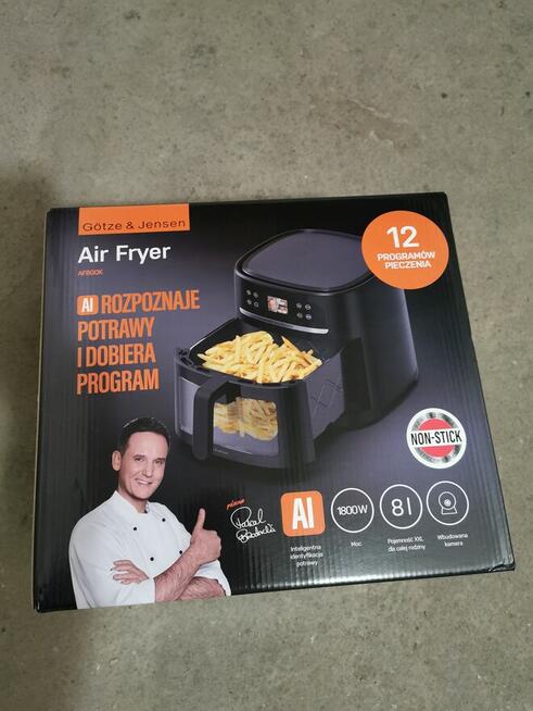 Air Fryer Frytkownica beztłuszczowa GÖTZE & JENSEN AF800K AI