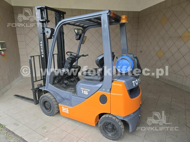 Wózek widłowy TOYOTA 8FGF15 jak nowy, 8FG15 widlak Linde