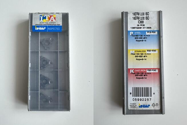 Iscar 16ERM 2.00 ISO IC908