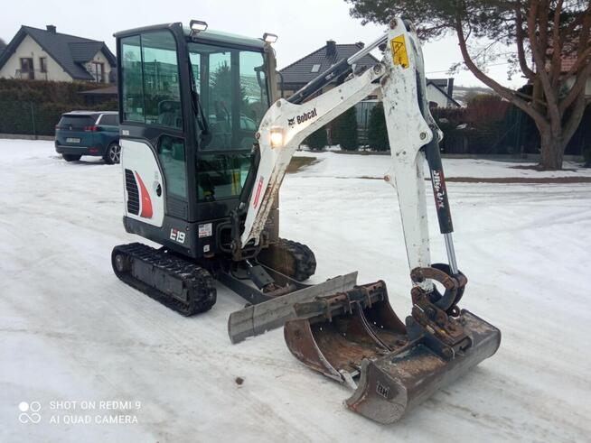 BOBCAT E19 KPL. ŁYŻEK SZYBKOZŁĄCZE FV 2024 R. MINIKOPARKA