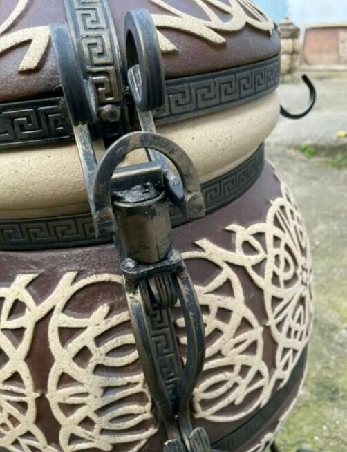 Tandyrr Saffron 125L | XXL Piec BBQ wykonany z szamotu | Ręc