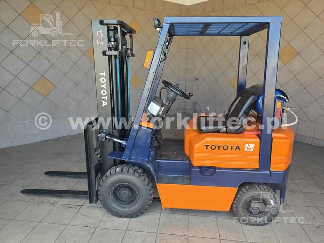 Wózek Widłowy TOYOTA 5FG15 , Wózki Widłowe TOYOTA 5FGF15 wid