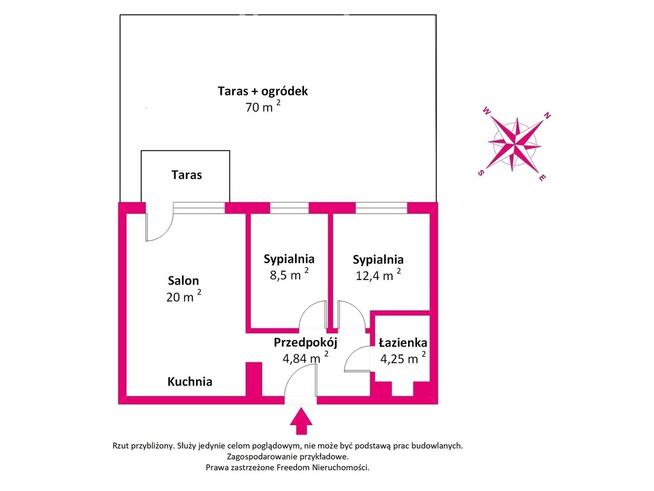 3-pokoje z dużym ogródkiem, m. postojowym, komórką