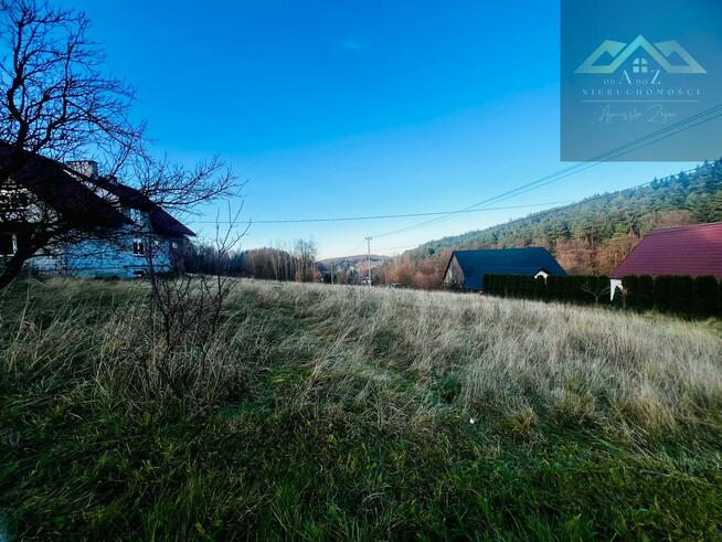 Działka budowlana Łęki gm. Myślenice