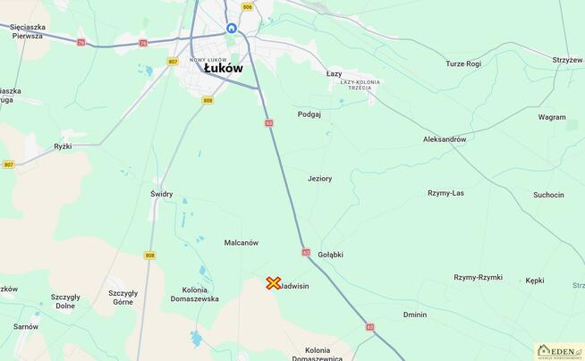 Działka budowlana Jadwisin gm. Łuków