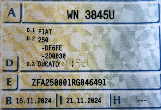 Fiat Ducato SalonPL FV23% L4H2 Gwarancja Fabryczna Kamera cofania Tempomat