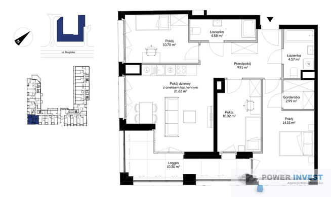 Słoneczny apartament przy Parku Lotników, premium