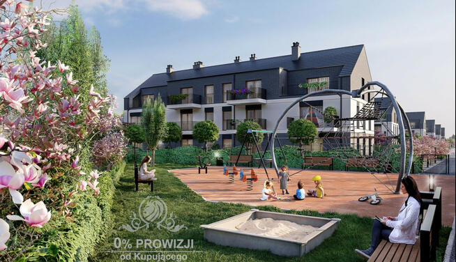 REZERWACJA/Piękne mieszkanie z ogródkiem/Siechnice pod Wrocławiem