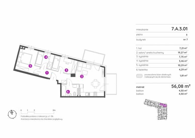 Mieszkanie Gliwice, Szafirowa