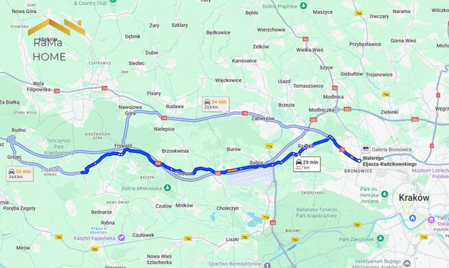 Działka budowlana Zalas gm. Krzeszowice, Na Skotnicę