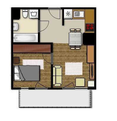 Wynajmę 2 pokoje z balkonem, Cybernetyki 3B