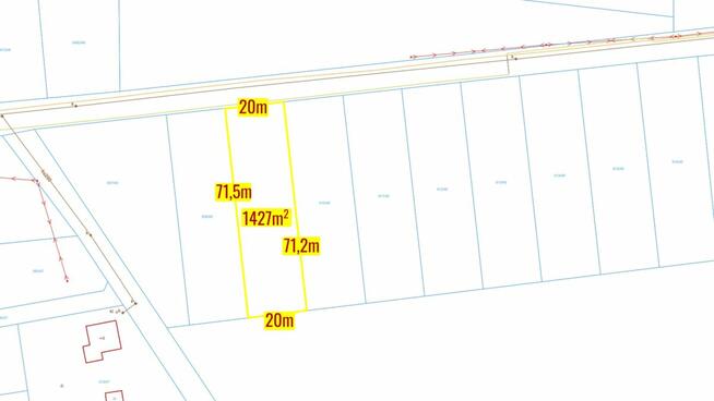 Działka budowlana Zborowskie gm. Ciasna, Dolna