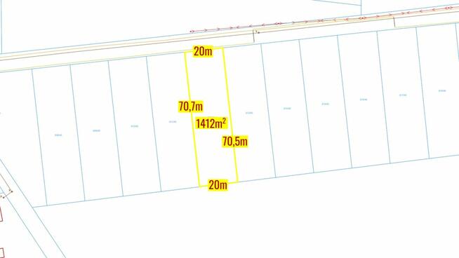 Działka budowlana Zborowskie gm. Ciasna, Dolna