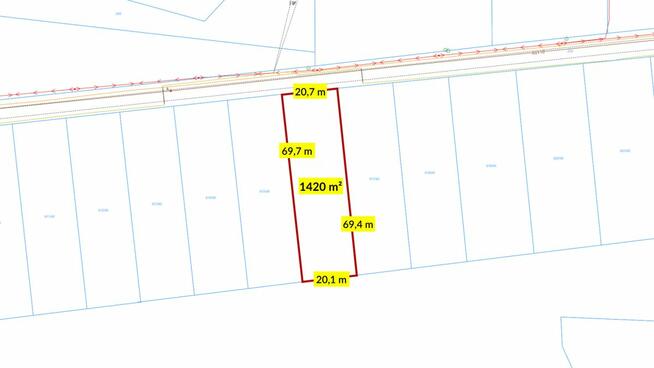 Działka budowlana Zborowskie gm. Ciasna, Dolna