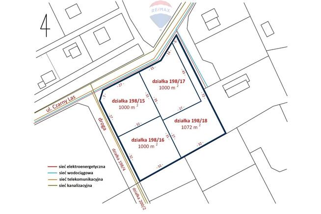 Teren 4072m² Kajetany, gm. Nadarzyn ul. Czarny Las