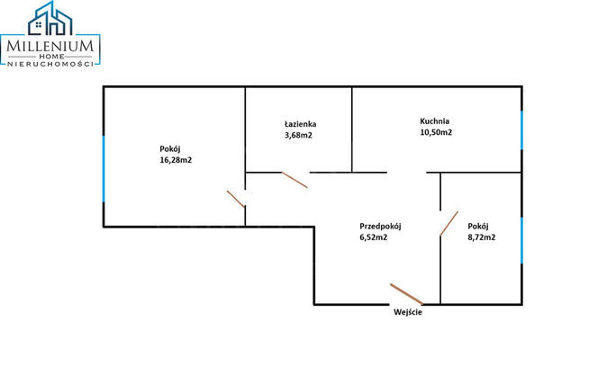 Przemyśl | Blisko centrum | 2 pokoje | 45,7 m²