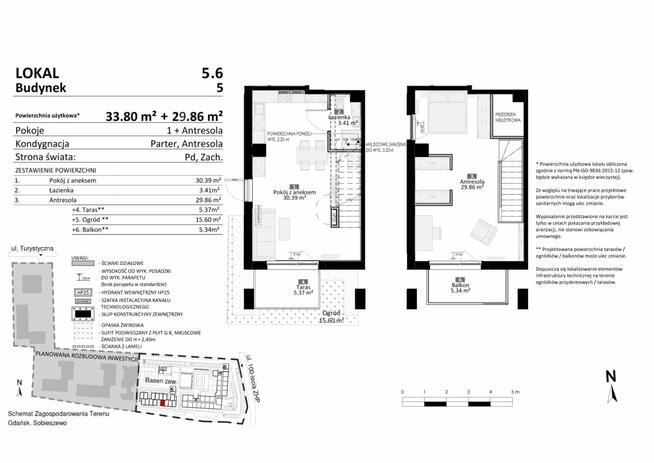 Mieszkanie Gdańsk Sobieszewo, Turystyczna