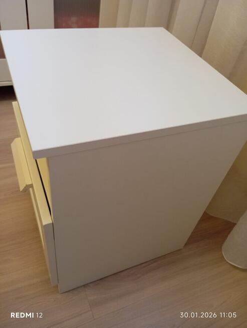 Ikea Stolik nocny Szafka biała