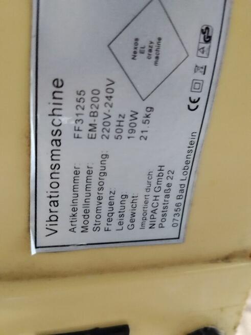 Platforma wibracyjna.