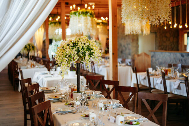 Sala na wesele, chrzciny, urodziny imprezę rodzinną, formową