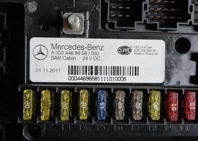 Skrzynka Tablica Modul Plyta bezpiecznikow A0004469658