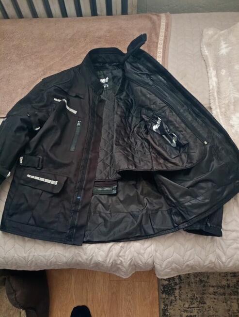 Męska kurtka na motor w rozmiarze XL Jet - Wodoodporna.
