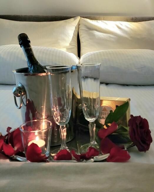 Studio dla 2 osoby z pięknym baldachimem nad łóżkiem-Wł