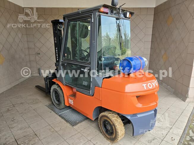 Wózek widłowy TOYOTA 7FGF30 kabina , TRIPLEX 7FG30 Linde