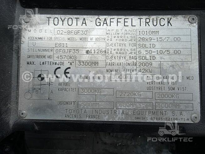 Wózek Widłowy TOYOTA 8FG30 Kabina TOYOTA 8FGF30 widlak Linde
