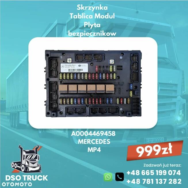 Skrzynka Tablica Modul Plyta bezpiecznikow A0004469658