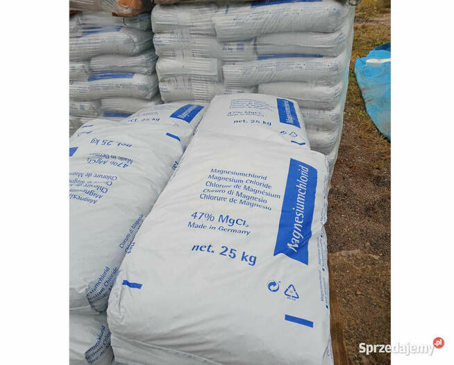 Chlorek magnezu płatki 1 tona na lód bezpieczny dla zwierząt
