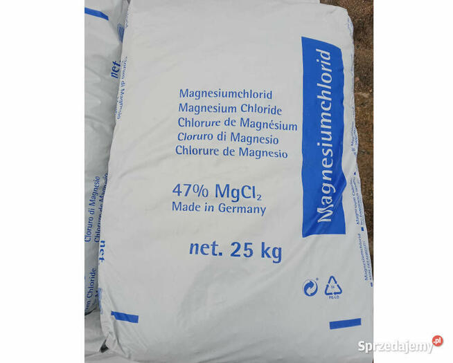 Chlorek magnezu płatki 1 tona na lód bezpieczny dla zwierząt