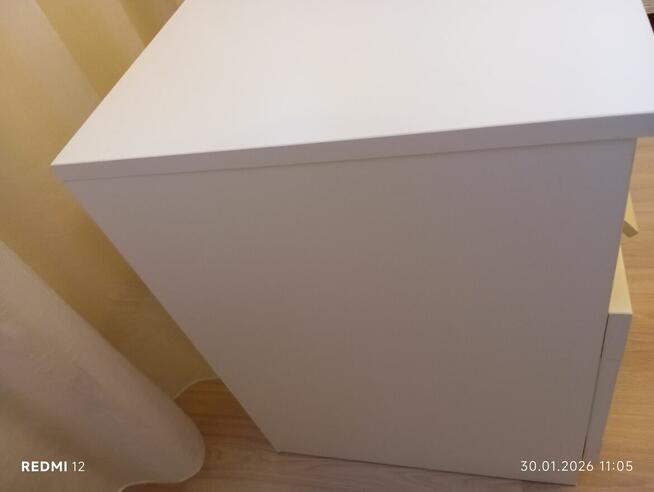 Ikea Stolik nocny Szafka biała
