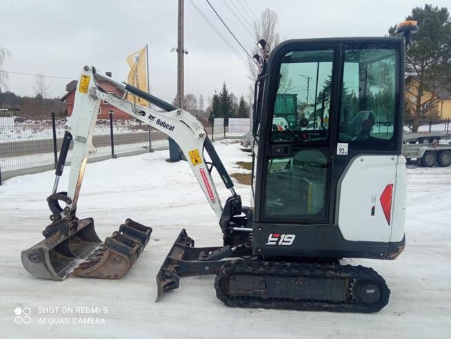 BOBCAT E19 KPL. ŁYŻEK SZYBKOZŁĄCZE FV 2024 R. MINIKOPARKA