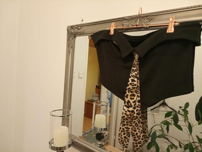 Bluzka z krawatką, XL