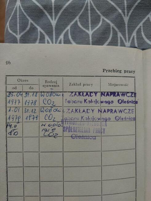 Spawacz emeryt szuka pracy