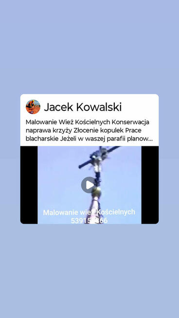 Malowanie Naprawa Wież Koscielnych