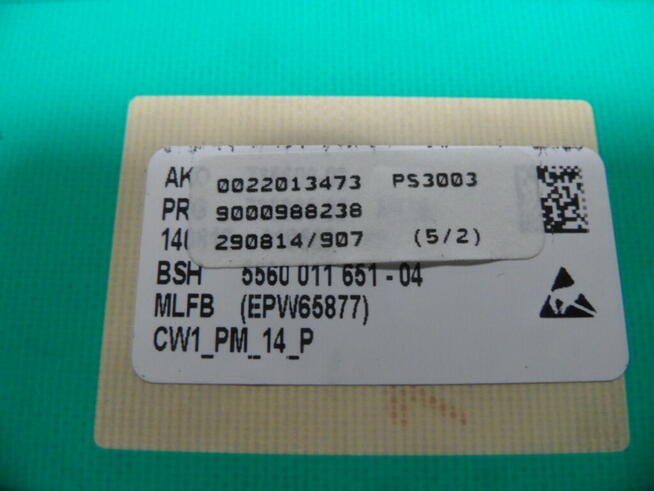 programator pralki bosch WAE20165PL EPW65877