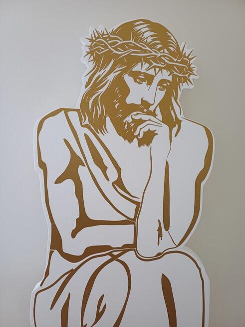 Pan Jezus Frasobliwy - dekoracja - Wielki Post - NOWOŚĆ