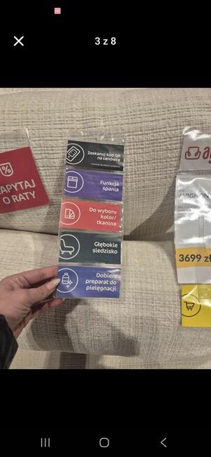 Sofa z funkcją spania