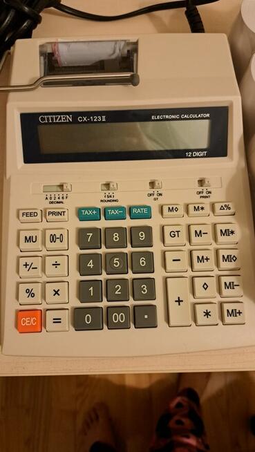 Kalkulator biurowy z drukarką