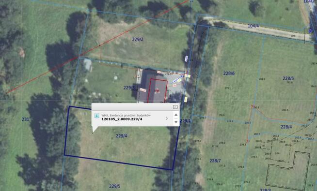 Działka budowlana Lubomierz gm. Łapanów,