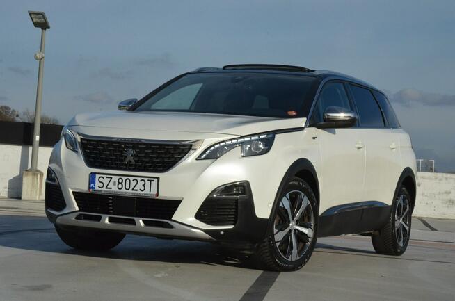 Peugeot 5008 2.0 Blue-HDi 180 aut GT 7 os/ Navi/ Focal/ Kamera/ Grzania/ Skóra/ Alu