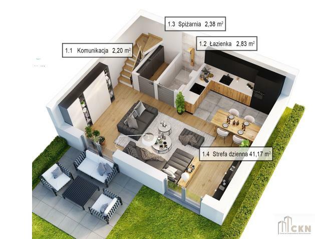 Dom Balice gm. Zabierzów, Leśna