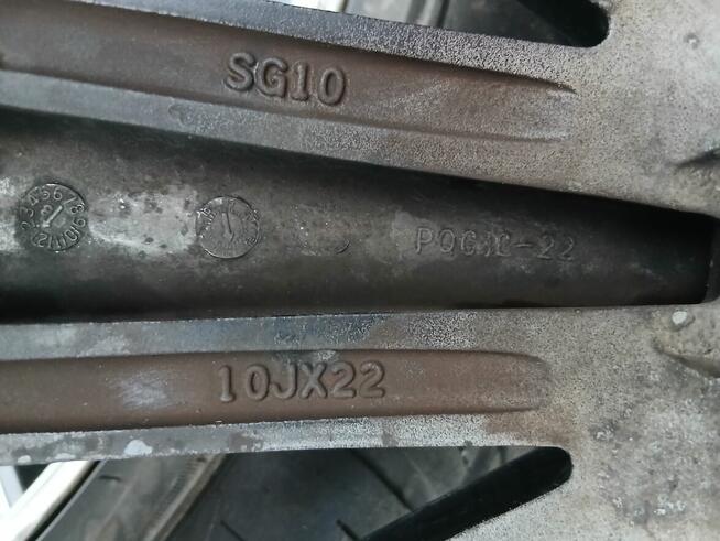 Felgi aluminiowe chrom komplet 10J 22 ET40 5X120 BMW Chevrol