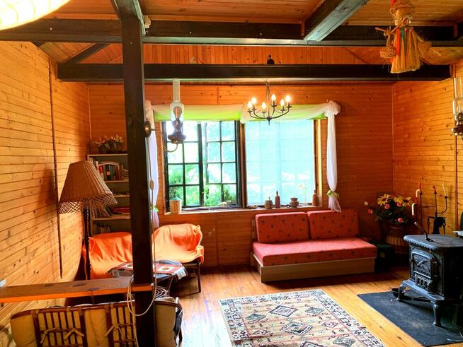 Działka z domkiem z widokiem na Bug