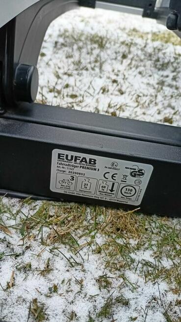 Bagażnik hak Eufab Premium 3 składany 60kg 13pin, st.bdb